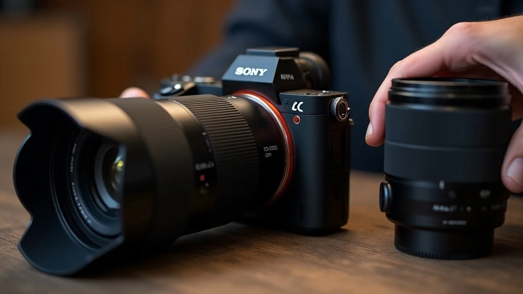 Sony Alpha camera mounting Sony 70-200 GM II among APS-C and full-frame bodies for lens compatibility review
