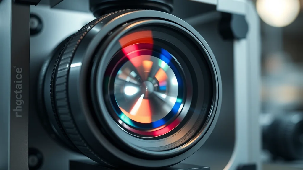 Macro view of Sony FE 50-150 F2 GM lens elements, showing advanced lens design and G Master coatings for premium image quality