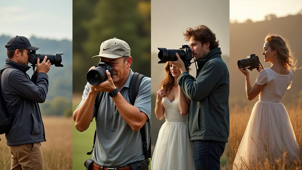 Four photographers using Sony 70-200 GM II for wildlife, sports, wedding, and portraits in review scenarios