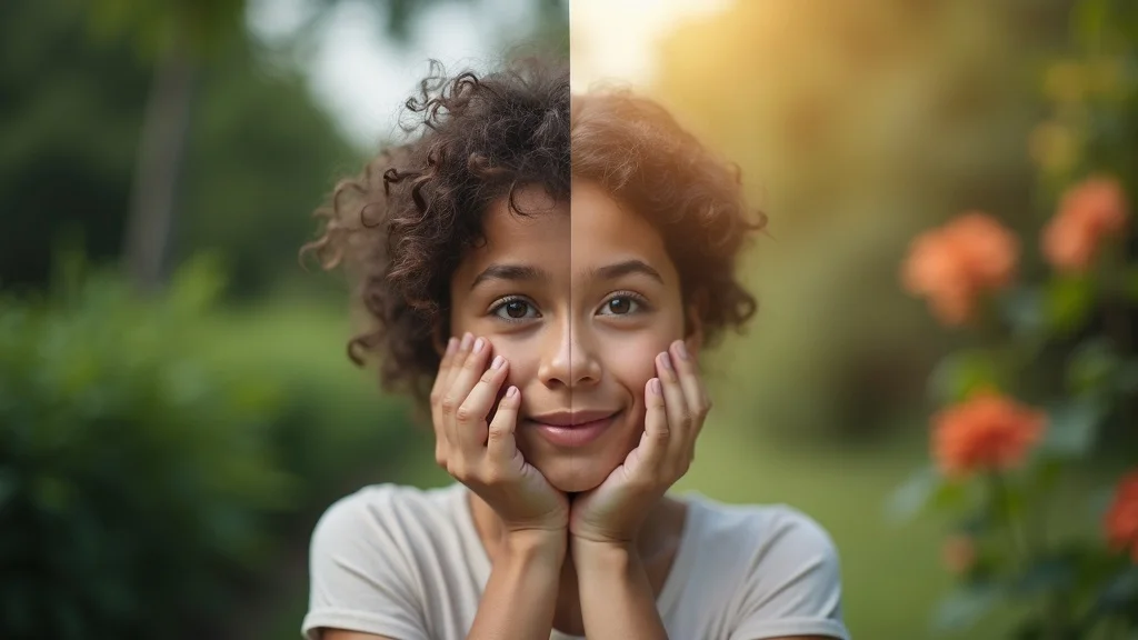 Comparison between camera lens view and human vision, showing similarities and differences in perspective and field of view.