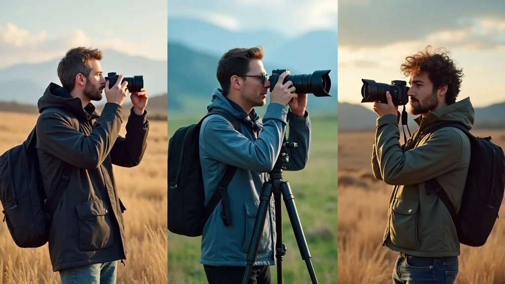 Sony lens mounts explained in real-life use, active photographers shooting portraits, landscapes, vlogging, rich color and texture