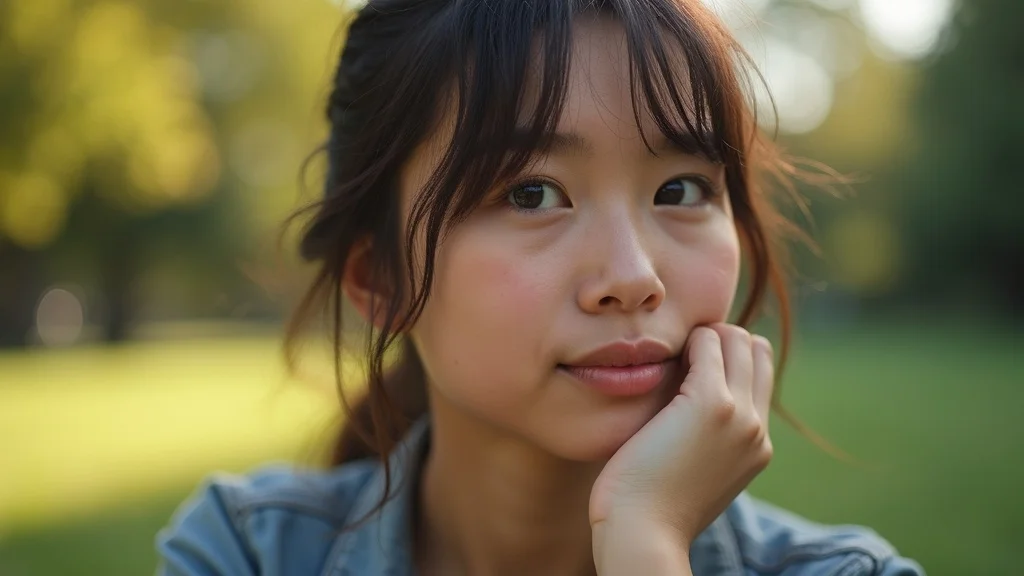 Telephoto vs wide angle portrait comparison. Left: telephoto with blurred background and subject isolation; Right: wide angle with deep field and park context. Captured outdoors, 85mm vs 24mm, showing lens effects on portrait.